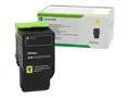 Lexmark - Gul - original - tonerpatron LCCP, Lexmark Corporate for Lexmark CS421, CS521, CS622, CX421, CX522, CX622, CX625