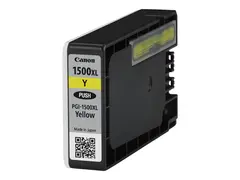 Canon PGI-1500XL Y - 12 ml - H&#248;y ytelse - gul original - blekkbeholder - for MAXIFY MB2050, MB2150, MB2155, MB2350, MB2750, MB2755