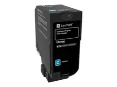 Lexmark - Cyan - original - tonerpatron LCCP for Lexmark CS720de, CS720dte, CS725de, CS725dte, CX725de, CX725dhe, CX725dthe