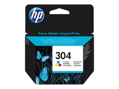 HP 304 - Farge (cyan, magenta, gul) - original blekkpatron - for AMP 130; Deskjet 26XX, 37XX; Envy 50XX