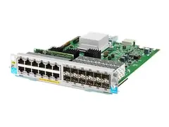 HPE - Utvidelsesmodul - Gigabit Ethernet (PoE+) x 12 + Gigabit SFP x 12 for HPE Aruba 5406R, 5406R 16, 5406R 44, 5406R 8-port, 5406R zl2, 5412R, 5412R 92, 5412R zl2