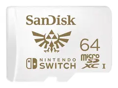 SanDisk Nintendo Switch - Flashminnekort 64 GB - UHS-I U3 - microSDXC UHS-I - for Nintendo Switch