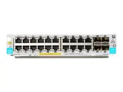 HPE - Utvidelsesmodul - Gigabit Ethernet (PoE+) x 20 + Gigabit Ethernet / 10 Gigabit SFP+ x 4 for HPE Aruba 5406R, 5406R 16, 5406R 44, 5406R 8-port, 5406R zl2, 5412R, 5412R 92, 5412R zl2