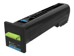 Lexmark - Ekstra h&#248;y ytelse - cyan original - tonerpatron LCCP, LRP - for Lexmark CS820de, CS820dte, CS820dtfe