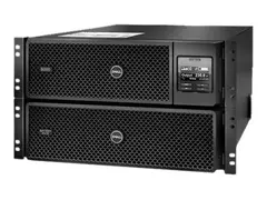 Dell Smart-UPS SRT 8000VA RM - UPS (kan monteres i rack) AC 230/400 V - 8000 VA - 3-faset - Ethernet 10/100, RS-232, USB - 6U