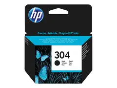 HP 304 - Svart - original - blekkpatron - for AMP 130; Deskjet 26XX, 37XX; Envy 50XX