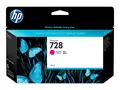 HP 728 - 130 ml - magenta - original - DesignJet blekkpatron - for DesignJet T730, T830