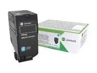 Lexmark - Cyan - original - tonerpatron LCCP, LRP, Lexmark Corporate for Lexmark CS720de, CS720dte, CS725de, CS725dte, CX725de, CX725dhe, CX725dthe