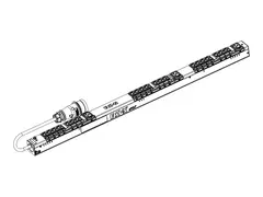 Eaton ePDU G3 Basic - Str&#248;mfordelerenhet (kan monteres i rack) AC 400 V - 3-faset - inngang: IEC 60309 16A - utgangskontakter: 24 (3 x IEC 60320 C19, 21 x IEC 60320 C13) - 24U - 3 m kabel