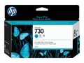 HP 730 - 130 ml - cyan - original DesignJet - blekkpatron - for DesignJet SD Pro MFP, T1600, T1600dr, T1700, T1700dr, T1708, T1708dr, T2600, T2600dr