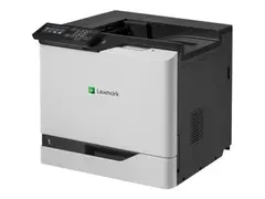 Lexmark CS820de - Skriver - farge Dupleks - laser - A4/Legal - 1200 x 1200 dpi - inntil 57 spm (mono) / inntil 57 spm (farge) - kapasitet: 650 ark - USB 2.0, Gigabit LAN, USB 2.0 vert