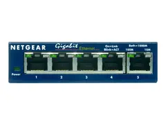 NETGEAR GS105 - Switch - 5 x 10/100/1000 stasjon&#230;r