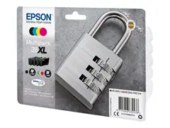 Epson 35XL Multipack - 4-pack - XL svart, gul, cyan, magenta - original - bl&#230;re med RF/lyd-alarm - blekkpatron - for WorkForce Pro WF-4720, WF-4720DWF, WF-4725DWF, WF-4730, WF-4730DTWF, WF-4740, WF-4740DTWF