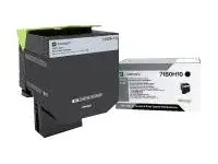 Lexmark X417 - H&#248;y ytelse - gul original - tonerpatron LCCP, LRP - for Lexmark CS417dn, CS517de, CX417de