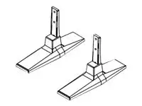 LG ST-201T - Stativ - for LCD-skjerm - skjermst&#248;rrelse: 49&quot;, 55&quot;