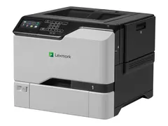 Lexmark CS725de - Skriver - farge - Dupleks laser - A4/Legal - 1200 x 1200 dpi - inntil 47 spm (mono) / inntil 47 spm (farge) - kapasitet: 650 ark - USB 2.0, Gigabit LAN, USB 2.0 vert
