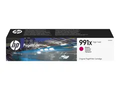 HP 991X - 187 ml - H&#248;y ytelse - magenta - original PageWide - blekkpatron - for PageWide Color 755; PageWide Managed P77740, P77760; PageWide Pro 750, 772, 777