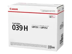 Canon 039 H - Svart - original - tonerpatron for imageCLASS LBP351dn, LBP351x, LBP352dn, LBP352x; i-SENSYS LBP351x, LBP352x; Satera LBP351i