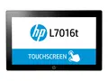 HP L7016t Retail Touch Monitor LED-skjerm - 15.6&quot; - ber&#248;ringsskjerm - 1366 x 768 @ 60 Hz - TN - 360 cd/m&#178; - 500:1 - 8 ms - DisplayPort - HP-svart, asteroide