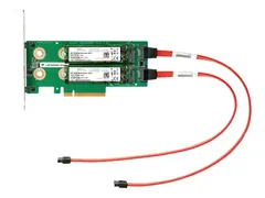 HPE Universal SATA HHHL M.2 Kit - Grensesnittsadapter M.2 - M.2 Card - PCIe - for ProLiant DL20 Gen10, DL325 Gen10, DL345 Gen10, DL360 Gen10