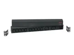 APC Basic Rack-Mount PDU - Str&#248;mfordelingslist (kan monteres i rack) AC 208/230 V - inngang: IEC 60320 C20 - utgangskontakter: 12 (power IEC 60320 C13, IEC 60320 C19) - Hele verden - svart - for P/N: SMTL1000RMI2UC, SMX1000C, SMX1500RM2UC, SMX1500RM2UCNC, SMX750C, SMX750CNC