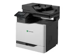 Lexmark CX820dtfe - Multifunksjonsskriver farge - laser - Legal (216 x 356 mm)/A4 (210 x 297 mm) (original) - A4/Legal (medie) - opp til 50 spm (kopiering) - opp til 50 spm (trykking) - 1750 ark - 33.6 kbps - USB 2.0, Gigabit LAN, USB-vert