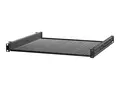 APC - Rack-hylle - svart - 1U - for P/N: AP7950B, NBPD0160A, NBWL0355A, NBWL0356A, SMX3000HV-BR, SMX3000LV2U-BR, SRT1000RMXLI