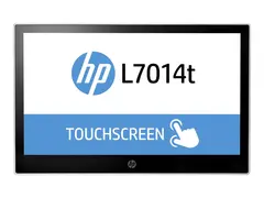 HP L7014t Retail Touch Monitor - LED-skjerm med KVM-svitsj 14&quot; - ber&#248;ringsskjerm - 1366 x 768 @ 60 Hz - TN - 200 cd/m&#178; - 350:1 - 16 ms - DisplayPort - HP-svart, asteroide