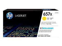 HP 657X - H&#248;y ytelse - gul - original LaserJet - tonerpatron (CF472X) - for Color LaserJet Enterprise MFP M681; LaserJet Enterprise Flow MFP M681, MFP M682