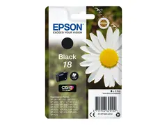 Epson 18 - 5.2 ml - svart - original bl&#230;re med RF/lyd-alarm - blekkpatron - for Expression Home XP-212, 215, 225, 312, 315, 322, 325, 412, 415, 422, 425