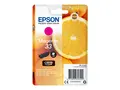 Epson 33 - 4.5 ml - magenta - original - blister blekkpatron - for Expression Home XP-635, 830; Expression Premium XP-530, 540, 630, 635, 640, 645, 830, 900