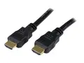 StarTech.com 1.5m High Speed HDMI Cable Ultra HD 4k x 2k HDMI Cable - HDMI to HDMI M/M - 5 ft HDMI 1.4 Cable - Audio/Video Gold-Plated (HDMM150CM) - HDMI-kabel - HDMI hann til HDMI hann - 1.5 m - dobbeltisolert - svart - for P/N: MSTCDP122HD