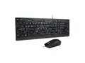 Lenovo Essential Wired Combo - Tastatur- og mussett USB - Nordisk