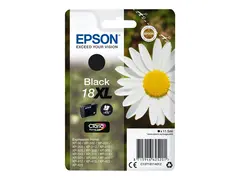 Epson 18XL - 11.5 ml - XL - svart - original bl&#230;re med RF-alarm - blekkpatron - for Expression Home XP-212, 215, 225, 312, 315, 322, 325, 412, 415, 422, 425