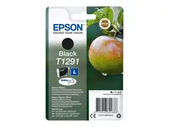 Epson T1291 - L-st&#248;rrelse - svart original - bl&#230;re med RF-alarm - blekkpatron - for Stylus SX230, SX235, SX430, SX438; WorkForce WF-3010, 3520, 3530, 3540, 7015, 7515, 7525