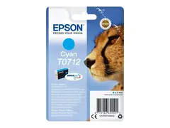 Epson T0712 - 5.5 ml - cyan - original bl&#230;re med RF/lyd-alarm - blekkpatron - for Stylus DX9400, SX115, SX210, SX215, SX218, SX415, SX515, SX610; Stylus Office BX310, BX610