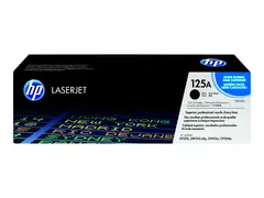 HP 125A - Svart - original - LaserJet tonerpatron (CB540A) - for Color LaserJet CM1312 MFP, CP1215, CP1217, CP1515n, CP1518ni