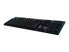 Logitech G915 LIGHTSPEED Wireless RGB Mechanical Gaming Keyboard GL Tactile - Tastatur - bakgrunnsbelyst - tr&#229;dl&#248;s - Bluetooth, 2.4 GHz - Nordisk - tastsvitsj: GL Tactile - svart