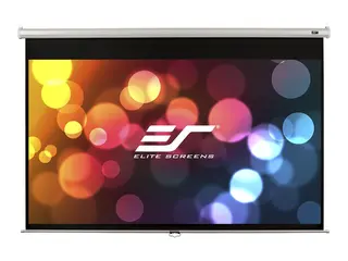 Elite Screens Manual Series M84XWH-E30 - Projeksjonsskjerm takmonterbar, veggmonterbar - 84&quot; (213 cm) - 16:9 - MaxWhite - hvit