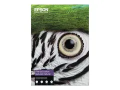 Epson Fine Art - Bomull - matt 515 mikroner - naturlig - A4 (210 x 297 mm) - 300 g/m&#178; - 25 ark finkunst teksturert bildeklutepapir - for SureColor SC-P20000, P600, P6000, P700, P7000, P800, P8000, P900, P9000