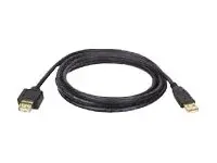 Ergotron - USB-forlengelseskabel USB (hann) til USB (hunn) - 1.8 m - svart - for P/N: 45-353-026, 45-354-026