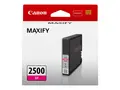 Canon PGI-2500M - 9.6 ml - magenta original - blekkbeholder - for MAXIFY iB4050, iB4150, MB5050, MB5150, MB5155, MB5350, MB5450, MB5455