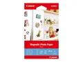 Canon Magnetic Photo Paper MG-101 - Blank 13 mille - 100 x 150 mm - 670 g/m&#178; - 178 pund - 5 ark magnetisk fotopapir - for PIXMA TS7450i