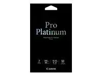 Canon Photo Paper Pro Platinum 101.6 x 152.4 mm 50 ark fotopapir - for PIXMA MG5720, MG5721, MG5722, MG6821, MG6822, MG7720, TS5020, TS6020, TS8020, TS9020