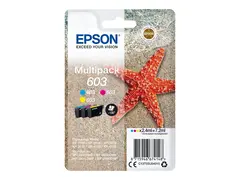 Epson 603 Multipack - 3-pack - gul, cyan, magenta original - blister - blekkpatron - for Expression Home XP-2150, 2155, 3150, 3155, 4150, 4155; WorkForce WF-2820, 2840, 2845, 2870