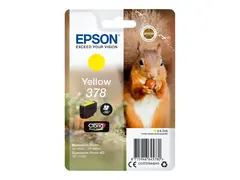 Epson 378 - 4.1 ml - gul - original bl&#230;re med RF/lyd-alarm - blekkpatron - for Expression Home XP-8605, 8606; Expression Home HD XP-15000; Expression Photo XP-8500, 8700