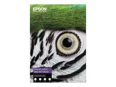 Epson Fine Art - Bomull - matt 515 mikroner - naturlig teksturert - A3 Plus (329 x 483 mm) - 300 g/m&#178; - 25 ark klutepapir - for SureColor SC-P20000, P600, P6000, P700, P7000, P800, P8000, P900, P9000