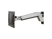 Ergotron Interactive Arm HD - Monteringssett (leddarm, VESA-adapter, veggmonteringsbrakett) Konstant kraftteknologi - for LCD-skjerm - aluminium - sort trim, polert aluminium - skjermst&#248;rrelse: 30&quot;-55&quot;