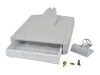 Ergotron SV44 Primary Single Drawer for LCD Cart Monteringskomponent (skuffmodul) - gr&#229;, hvit