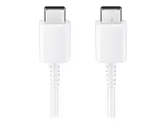 Samsung EP-DA705 - USB-kabel - 24 pin USB-C (hann) til 24 pin USB-C (hann) USB 2.0 - 3 A - 1 m - hvit